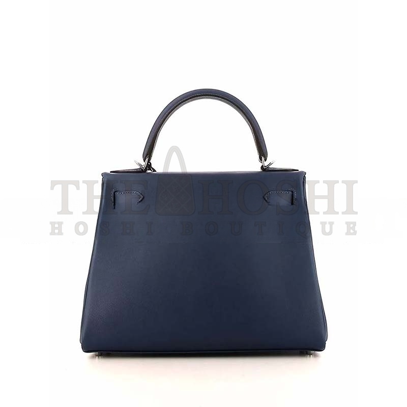 H**me5 KELLY 28 VORMANDUM NAVY SILVER (28*22*10cm) Master Quality